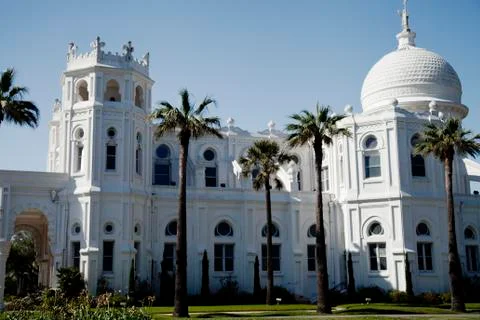White mansion Foto stock