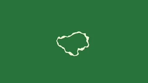 With white map of africa the shape heart world outline flower Stock-Footage 336050001