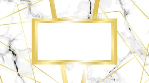White marble invitation Stock Illustration