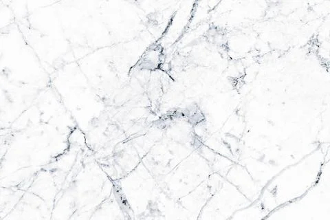 White marble patterned texture background, Detailed genuine marble from nature. Stock Photos