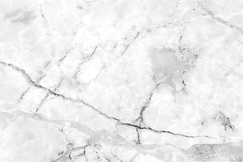 White marble patterned texture background, Detailed genuine marble from nature. Stock Photos