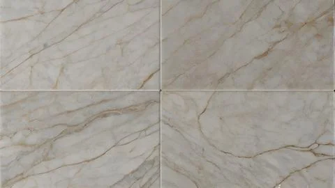 White Marble Seamless Tile Texture Background Stock Photos