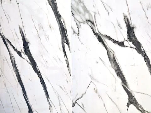 White Marble Texture with Bold Grey Veining Background copy Stock Photos