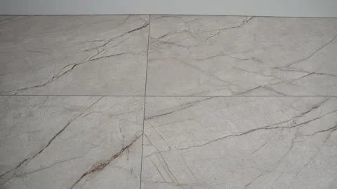 White marble texture with brown veins and natural stone pattern Stock Footage 340336339