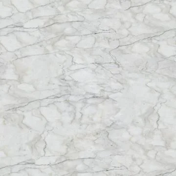 White marble texture with light grey pattern. Seamless background. Stock Photos