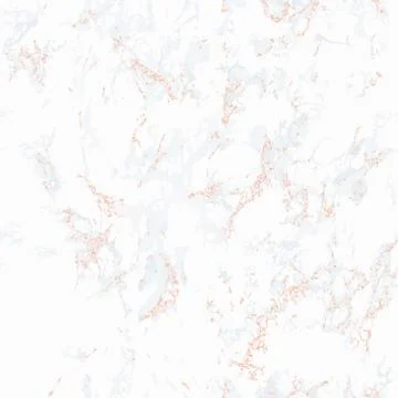 White marble texture with rose gold Stock Illustration