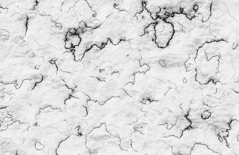 White marble texture with stark dark contrasting cracks and veins. Stock Illustration