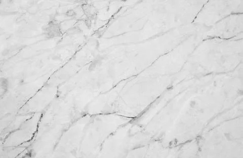 White marble texture with subtle grey veins Stock Photos