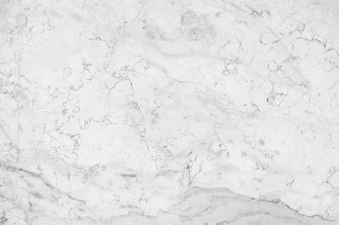 White marble texture with subtle grey veins Stock Photos