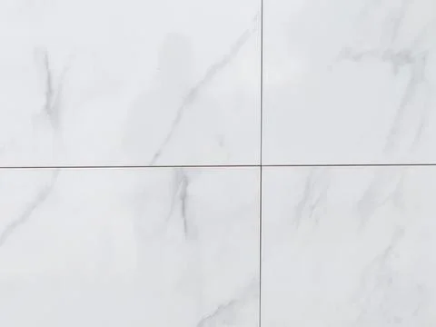 White marble tile seamless pattern as background Stock Photos