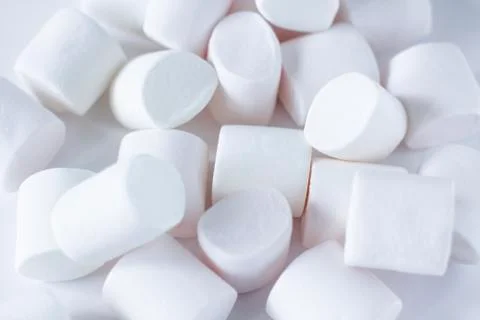 White marshmallows Stock Photos