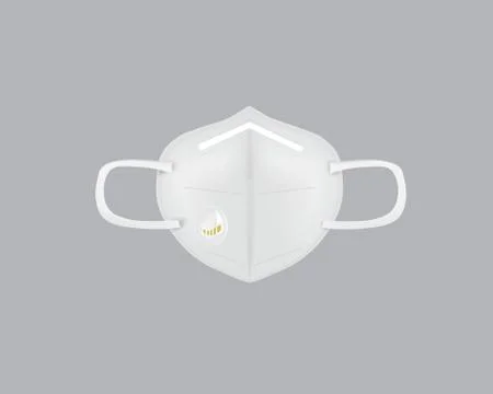 White mask with filter Stock Illustration