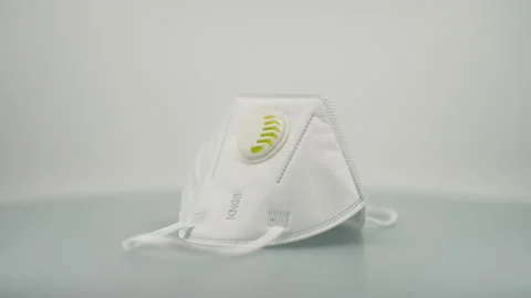 White mask KN95 Stock Footage 169724002