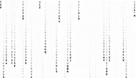 White Matrix Digital Motion Background Stock Footage 345598961