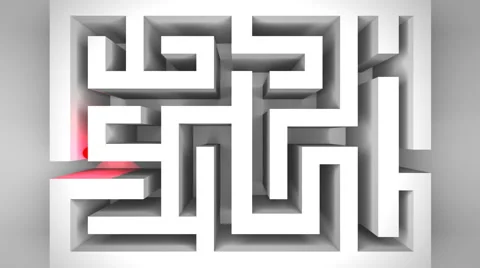 White Maze Stock Footage 918169