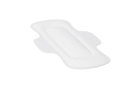 White menstrual pad model, 3d rendering. Stock Illustration