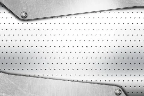 White metal background and texture. Stock Illustration
