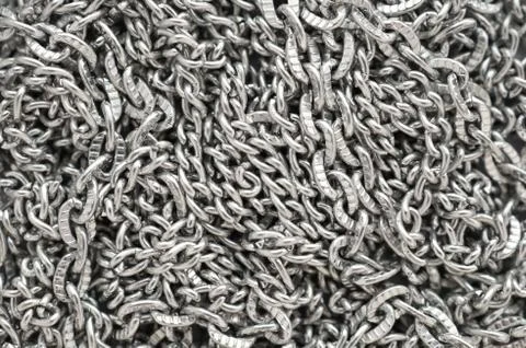     White metal chains background  Stock Photos