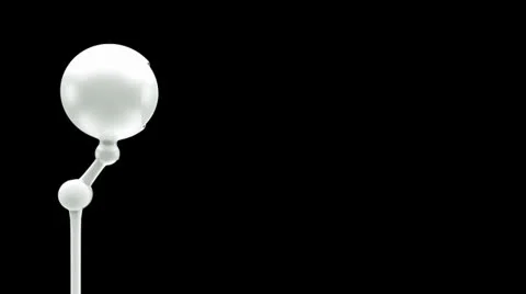 White metallic eye with alpha Stock Footage 23518501