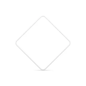 White metallic rhombus creative frame presentation boundary decorative design Stock-Illustration