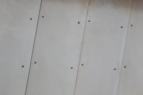 White metallic wall Stock Photos
