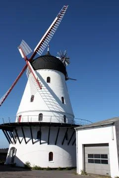 White mill 스톡 사진