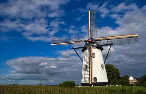 The White Mill Stock Photos