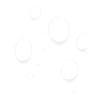 White minimal background with clean realistic water drops 스톡 일러스트