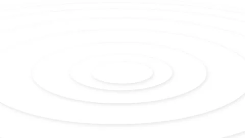 White minimal circular stage soft concentric layers, gentle shadows, clean paper Stock Footage 340456775