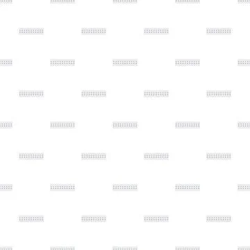 White minimal geometric grid dot line pattern Stock Illustration