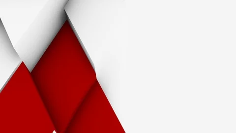 White minimal polygonal grid pattern with some color elements Stock Footage 97379695