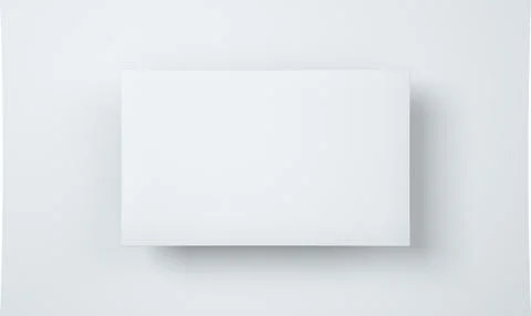 White minimal square frame template Stock Illustration