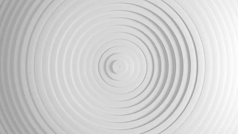 White minimalism Abstract pattern of circles with the effect of displacement. Wh Stock Footage 151544117