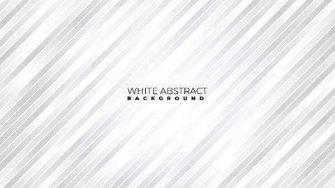 White Minimalist Background Design, Plain White Vector Background Stock Illustration