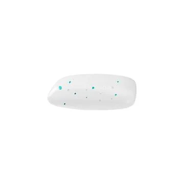 White mint chewing gum, volume 3d vector illustration isolated on white. Stock Illustration