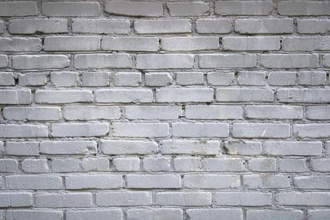 White misty brick wall for background or texture Stock Photos