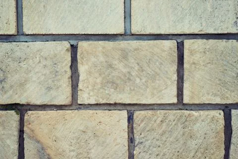 White misty brick wall Foto stock