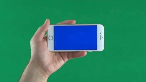 White mobile phone. Full HD, horizontally Stock Footage 86806703