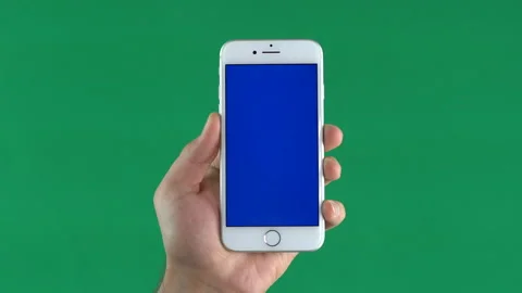 White mobile phone, vertically Stock-Footage 86806651