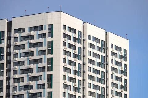 White modern building Stock Photos