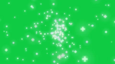 White modern flowing pluses in motion on green background Stock Footage 135246714