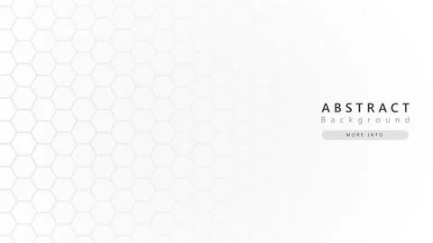 White modern hexagon abstract background,simple advertisement background,mode Stock Illustration