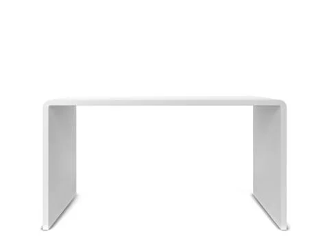White modern table Stock Illustration