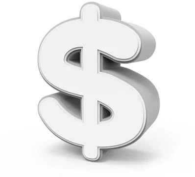 White money mark Stock Illustration