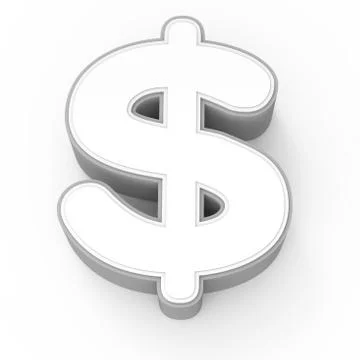 White money mark Stock Illustration