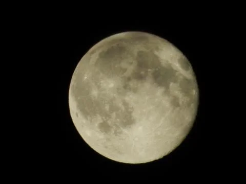 The White Moon Stock Photos