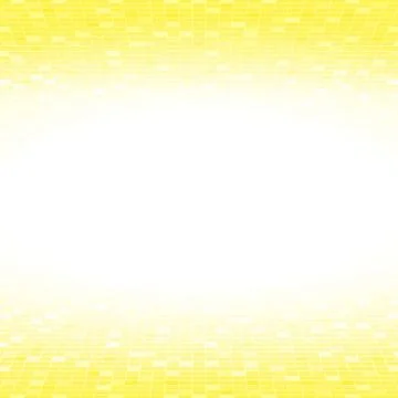 White mosaic grid in perspective view on yellow background with abstract co.. 스톡 일러스트