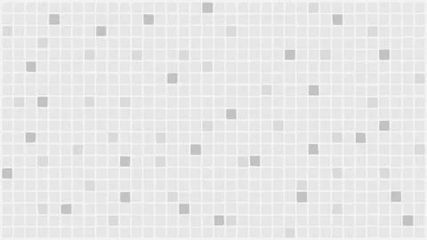 White mosaic tiles texture background Stock Illustration