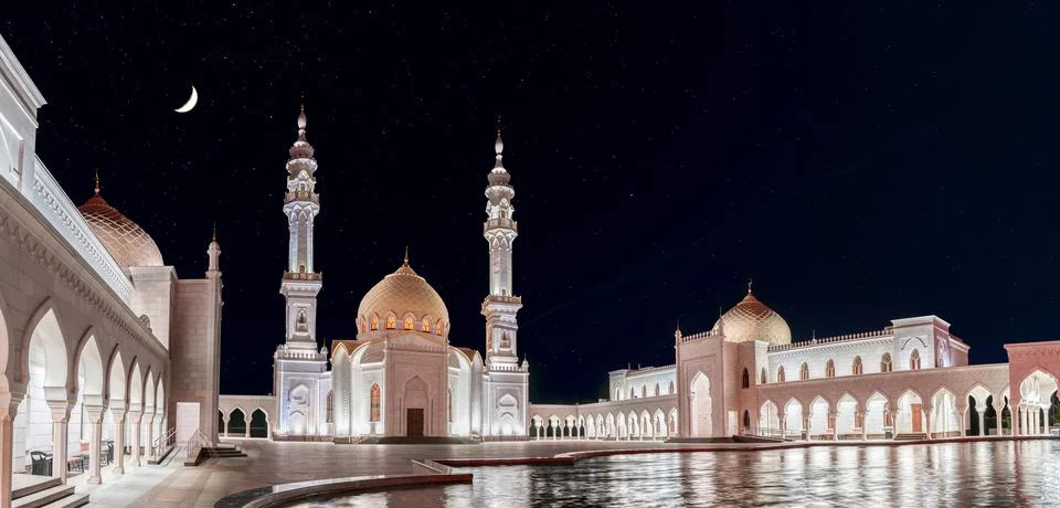 White Mosque 2 Stock Photos