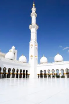 White mosque Foto stock